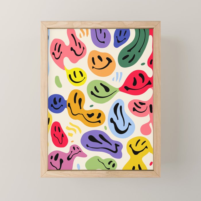Melted Happiness Colores Mini Art Print Gallery Image 1