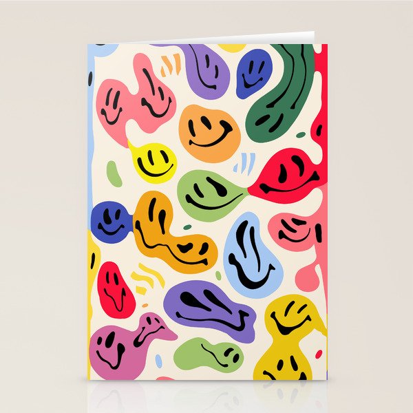 Melted Happiness Colores Stationery Card Gallery Image 1