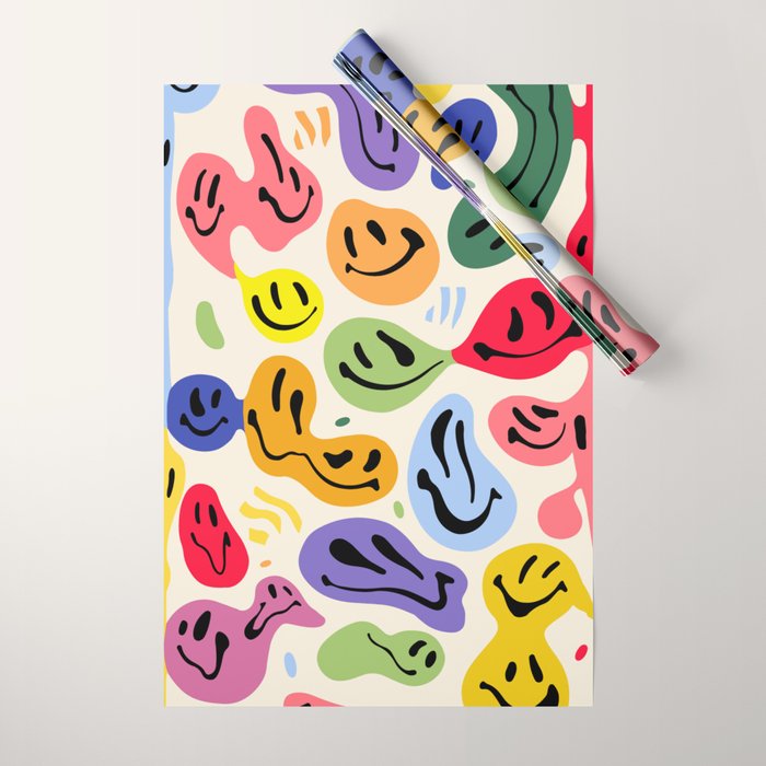 Melted Happiness Colores Wrapping Paper Gallery Image 1