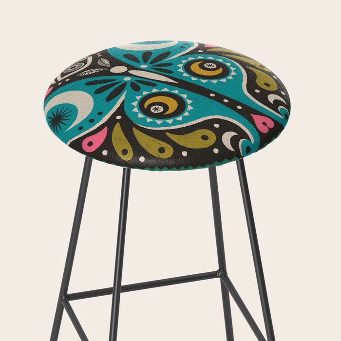 Luna Moth - Gold Stool Gallery Image 2