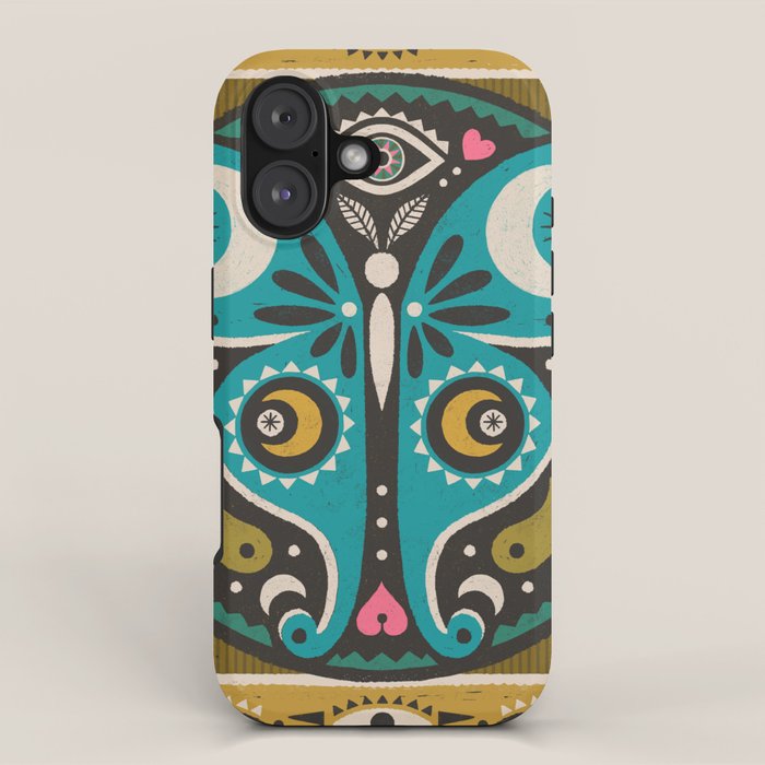 Luna Moth - Gold iPhone Case Gallery Image 1