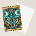 Luna Moth - Gold Stationery Card Gallery Image 2