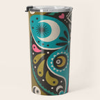 Luna Moth - Gold Travel Mug Gallery Image 3