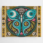 Luna Moth - Gold Jigsaw Puzzle Gallery Image 1
