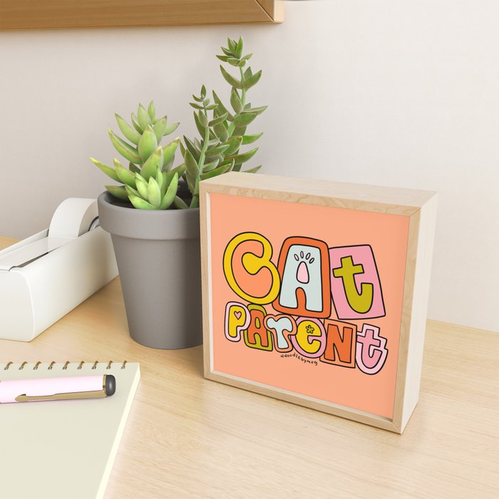 Cat Parent Mini Art Print Gallery Image 2