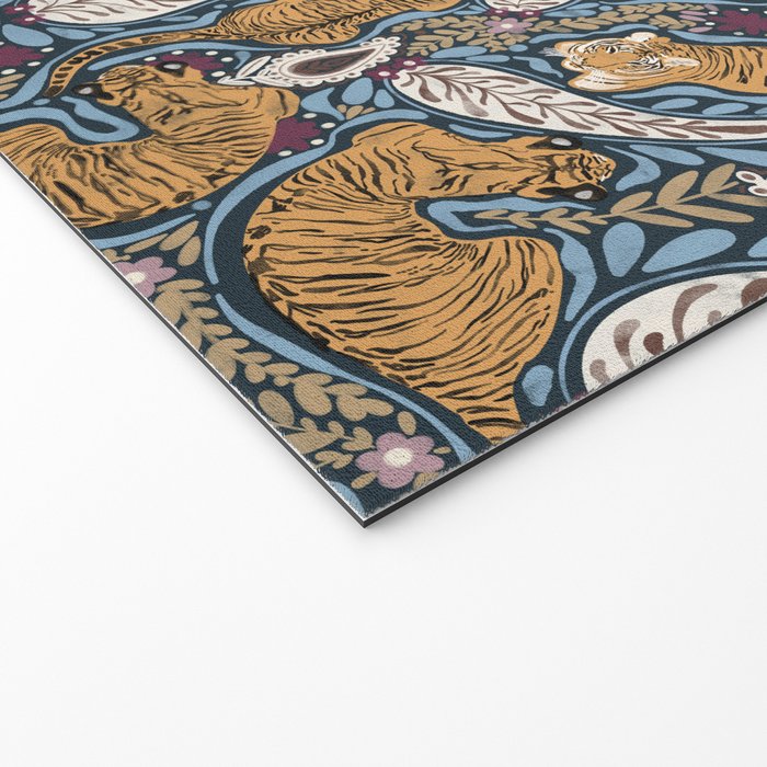 Exotic Tiger Oasis Dark Welcome Mat Gallery Image 2