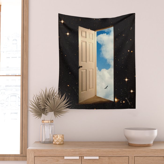 The Portal: From The Stars To The Clouds Wall Tapestry Gallery Image 2