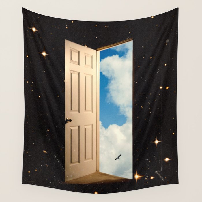 The Portal: From The Stars To The Clouds Wall Tapestry Gallery Image 4