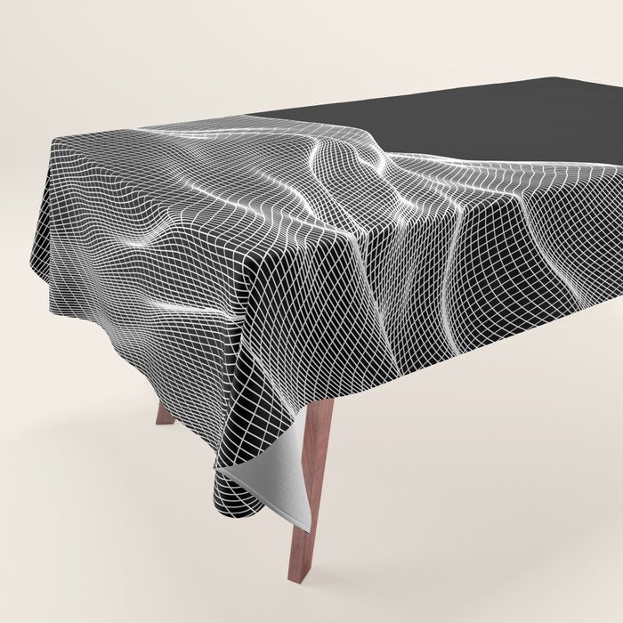 Digital Mountains Tablecloth Gallery Image 1
