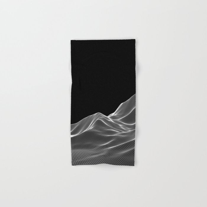 Digital Mountains Bath Towel Gallery Image 1