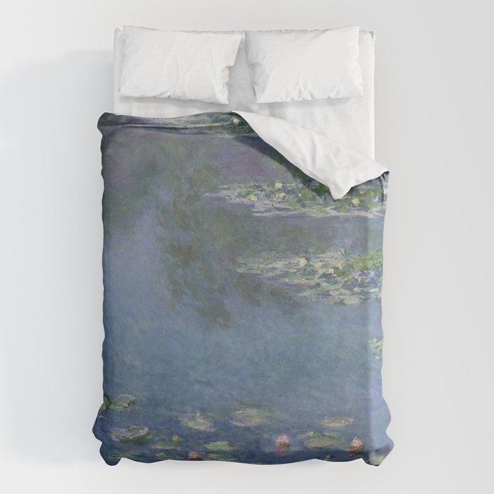 Claude Monet- Water Lilies  Duvet Cover Gallery Image 1