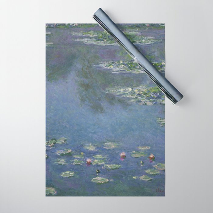 Claude Monet- Water Lilies  Wrapping Paper Gallery Image 1