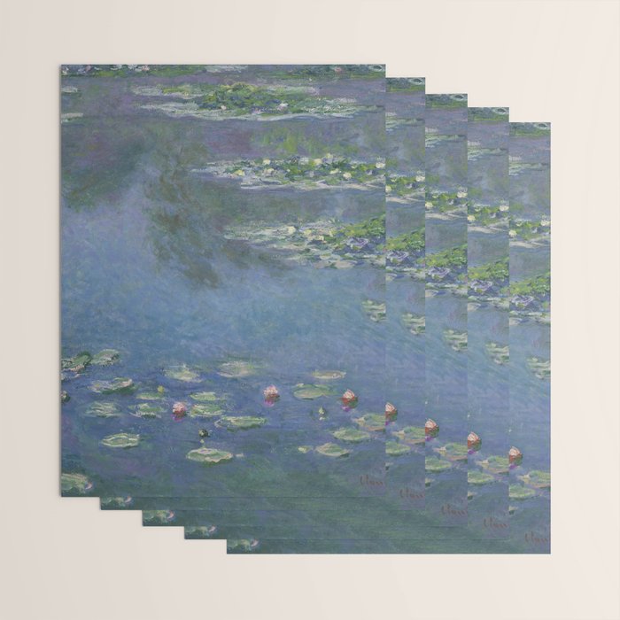 Claude Monet- Water Lilies  Wrapping Paper Gallery Image 3