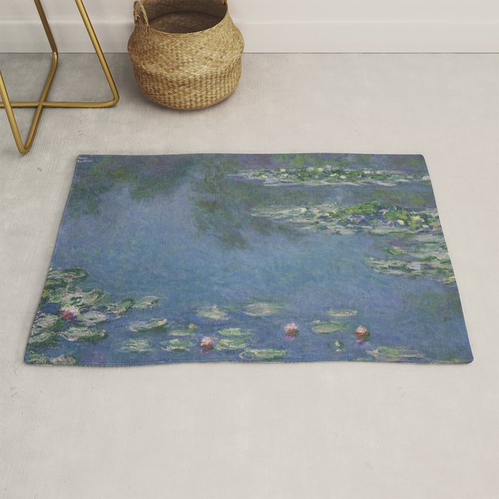 Claude Monet- Water Lilies  Rug Gallery Image 1