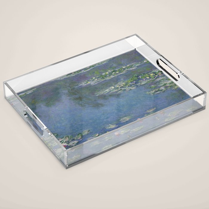 Claude Monet- Water Lilies  Acrylic Tray Gallery Image 1