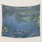 Claude Monet- Water Lilies  Wall Tapestry Gallery Image 4