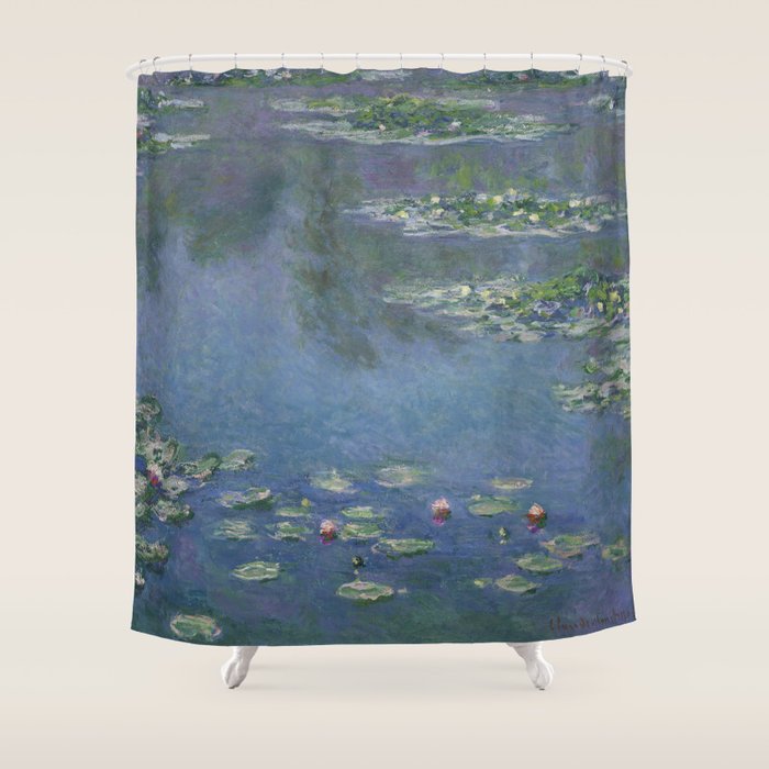 Claude Monet- Water Lilies  Shower Curtain Gallery Image 1