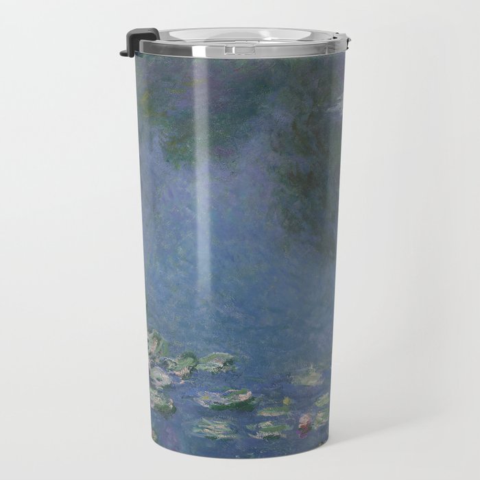 Claude Monet- Water Lilies  Travel Mug Gallery Image 3