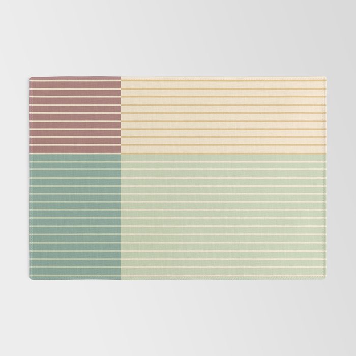 Color Block Line Abstract XIX Rug Gallery Image 2