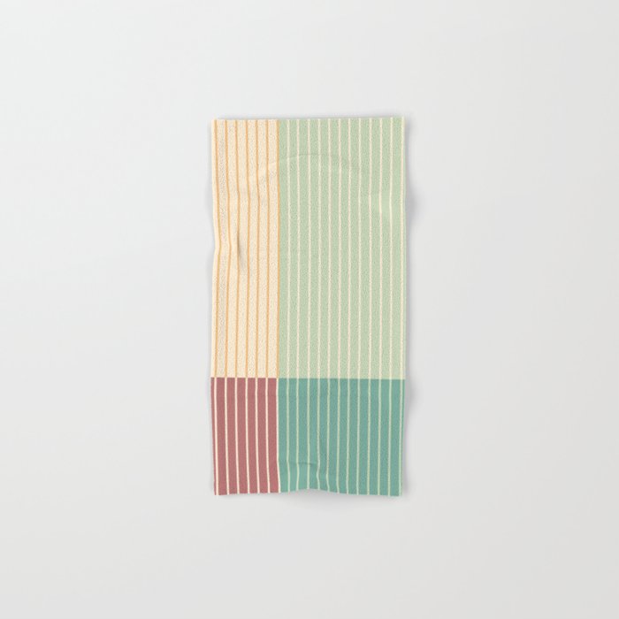 Color Block Line Abstract XIX Bath Towel Gallery Image 1