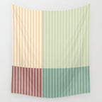 Color Block Line Abstract XIX Wall Tapestry Gallery Image 4