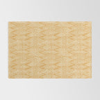 Feather Ikat - marigold and cream  Rug Gallery Image 2