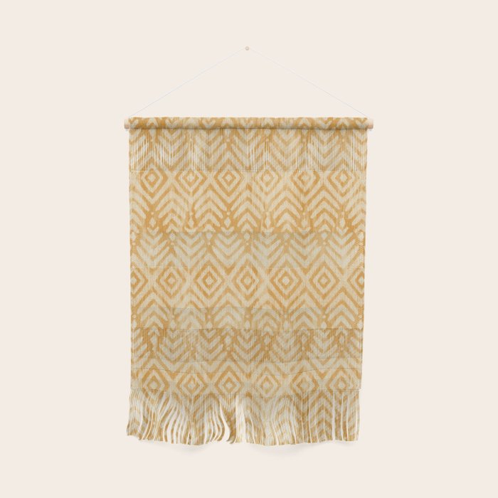 Feather Ikat - marigold and cream  Wall Hanging Gallery Image 1