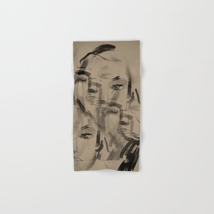 Abstract Portrait 3 Bath Towel Gallery Image 1