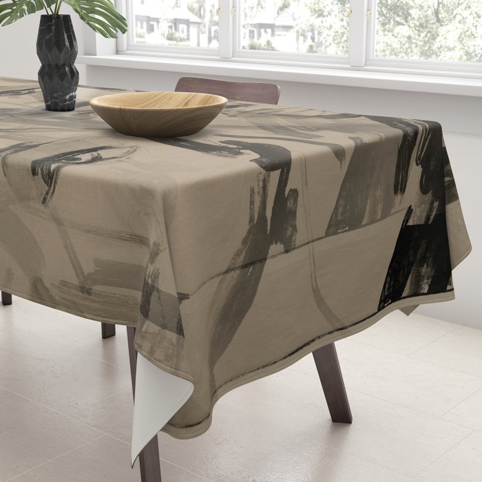 Abstract Portrait 3 Tablecloth Gallery Image 3