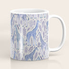 Blue Giraffe Pattern Coffee Mug Gallery Image 1