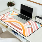 Bowy Pastel Stripes Desk Mat Gallery Image 2