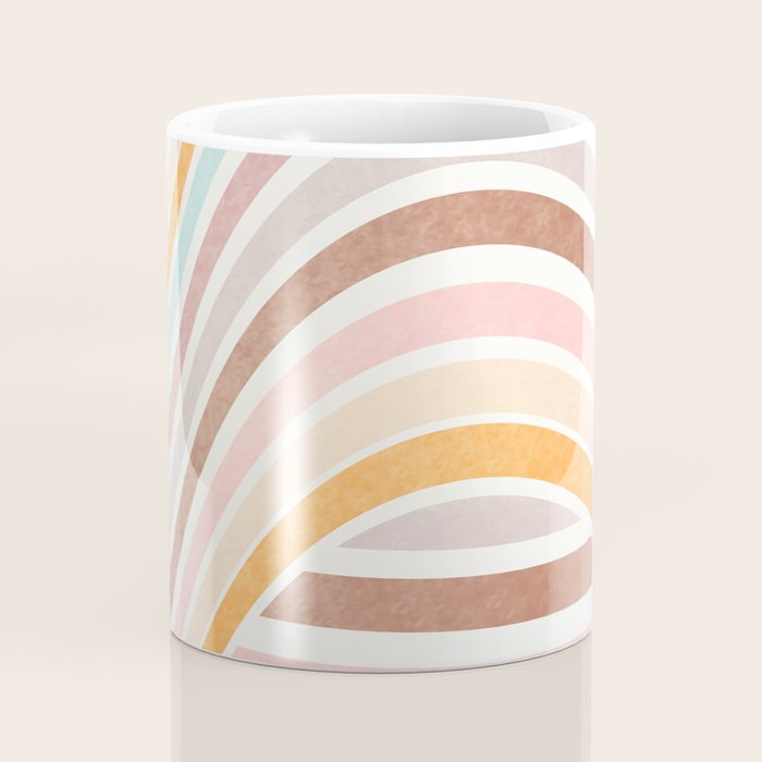 Bowy Pastel Stripes Coffee Mug Gallery Image 4