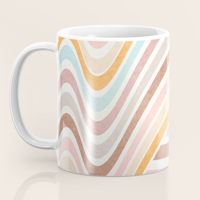 Bowy Pastel Stripes Coffee Mug Gallery Image 3