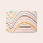 Bowy Pastel Stripes Bath Mat Gallery Image 1