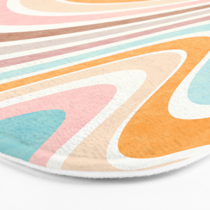 Bowy Pastel Stripes Bath Mat Gallery Image 3