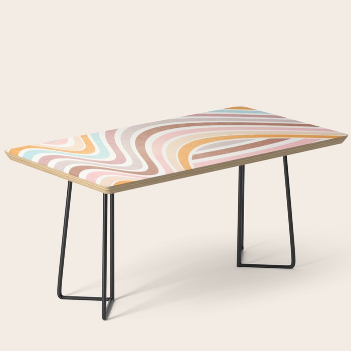 Bowy Pastel Stripes Coffee Table Gallery Image 1
