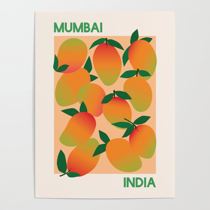 Fruit Market Mumbai India Mangoes Poster Gallery Image 4