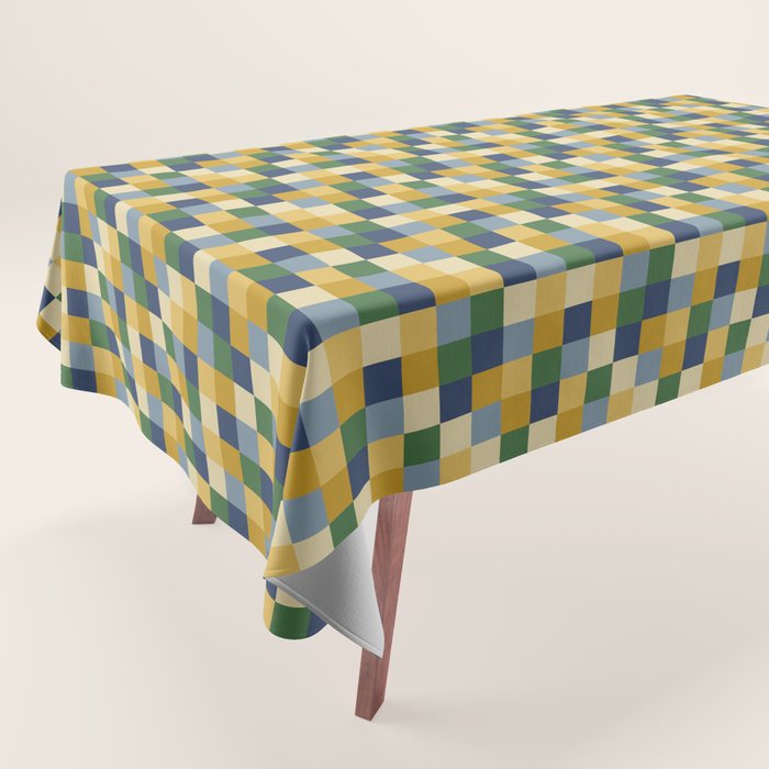Bold Colorful Checks Pattern - Small XXIII Tablecloth Gallery Image 1