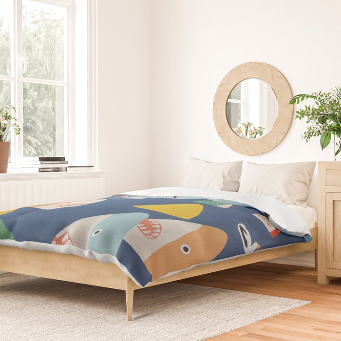 Shark Park Duvet Cover Gallery Image 2