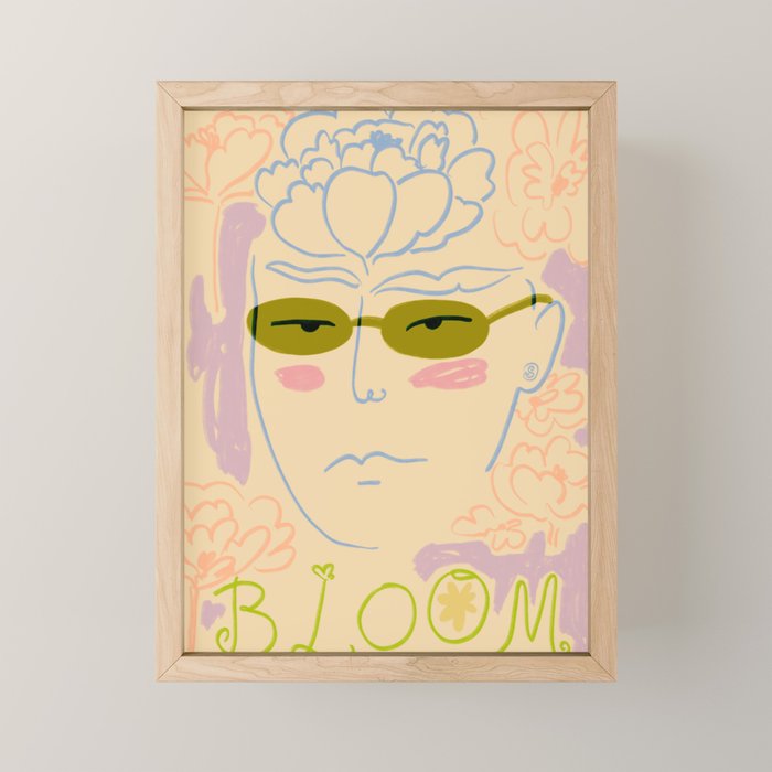 BLOOM  Mini Art Print Gallery Image 1