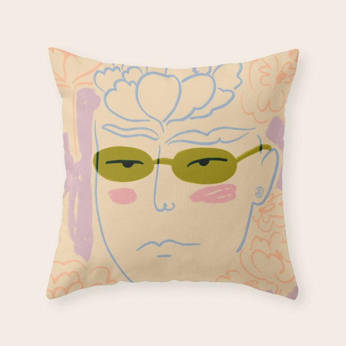 BLOOM  Throw Pillow Gallery Image 6