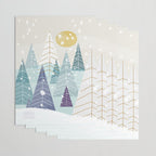 Winter Landscape Wrapping Paper Gallery Image 3