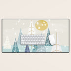 Winter Landscape Desk Mat Gallery Image 1