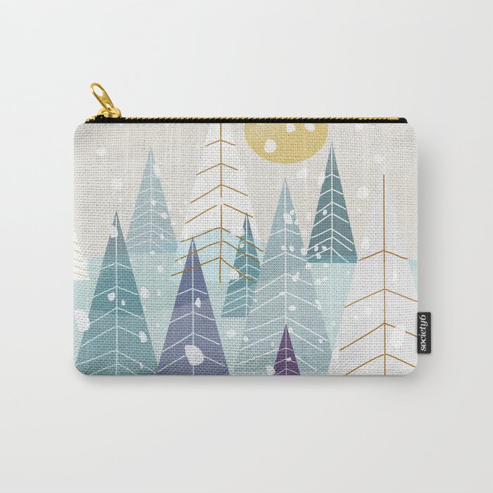 Winter Landscape Carry All Pouch Gallery Image 1