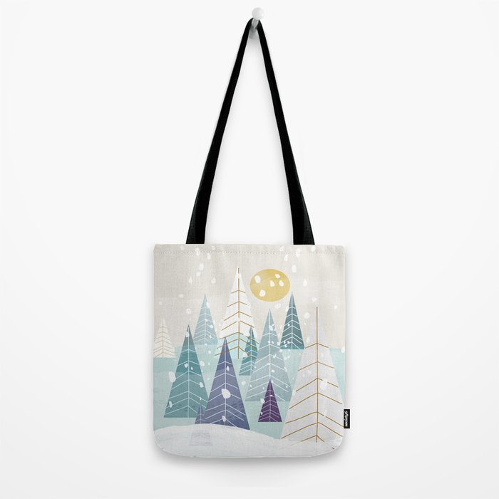 Winter Landscape Tote Bag Gallery Image 2