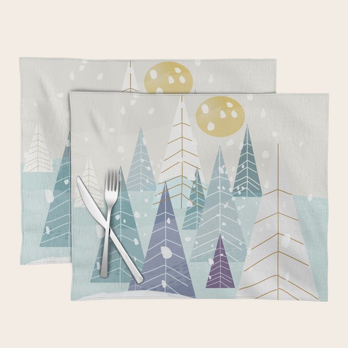 Winter Landscape Placemat Gallery Image 1