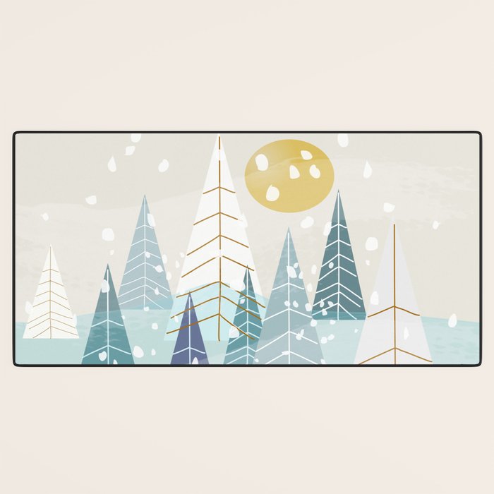 Winter Landscape Desk Mat Gallery Image 3