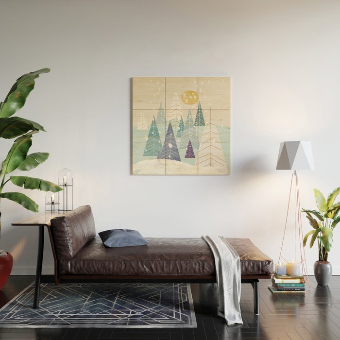 Winter Landscape Wood Wall Art Gallery Image 2