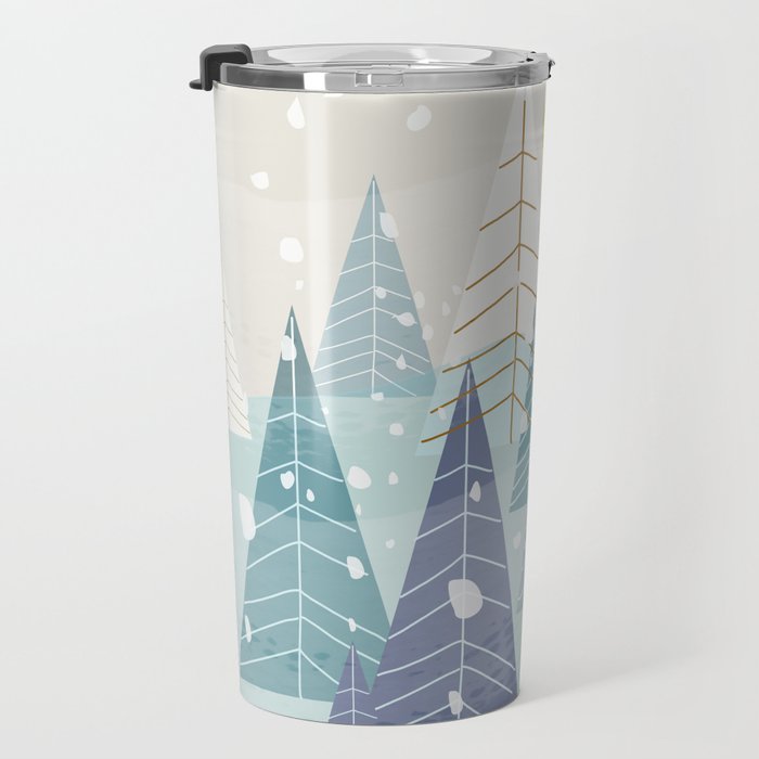 Winter Landscape Travel Mug Gallery Image 3