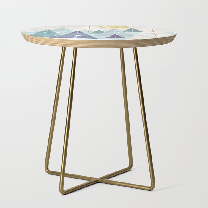 Winter Landscape Side Table Gallery Image 1